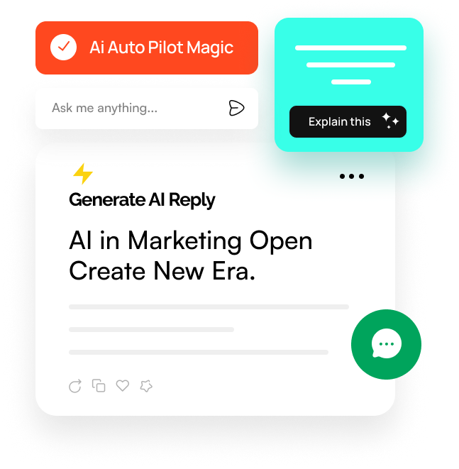 BotLinkd AI reply interface with human-agent oversight controls